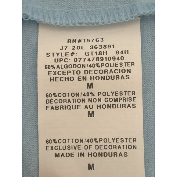 Champion Short Sleeve Blue Logo T-Shirt Womens Medium - Picture 10 of 11